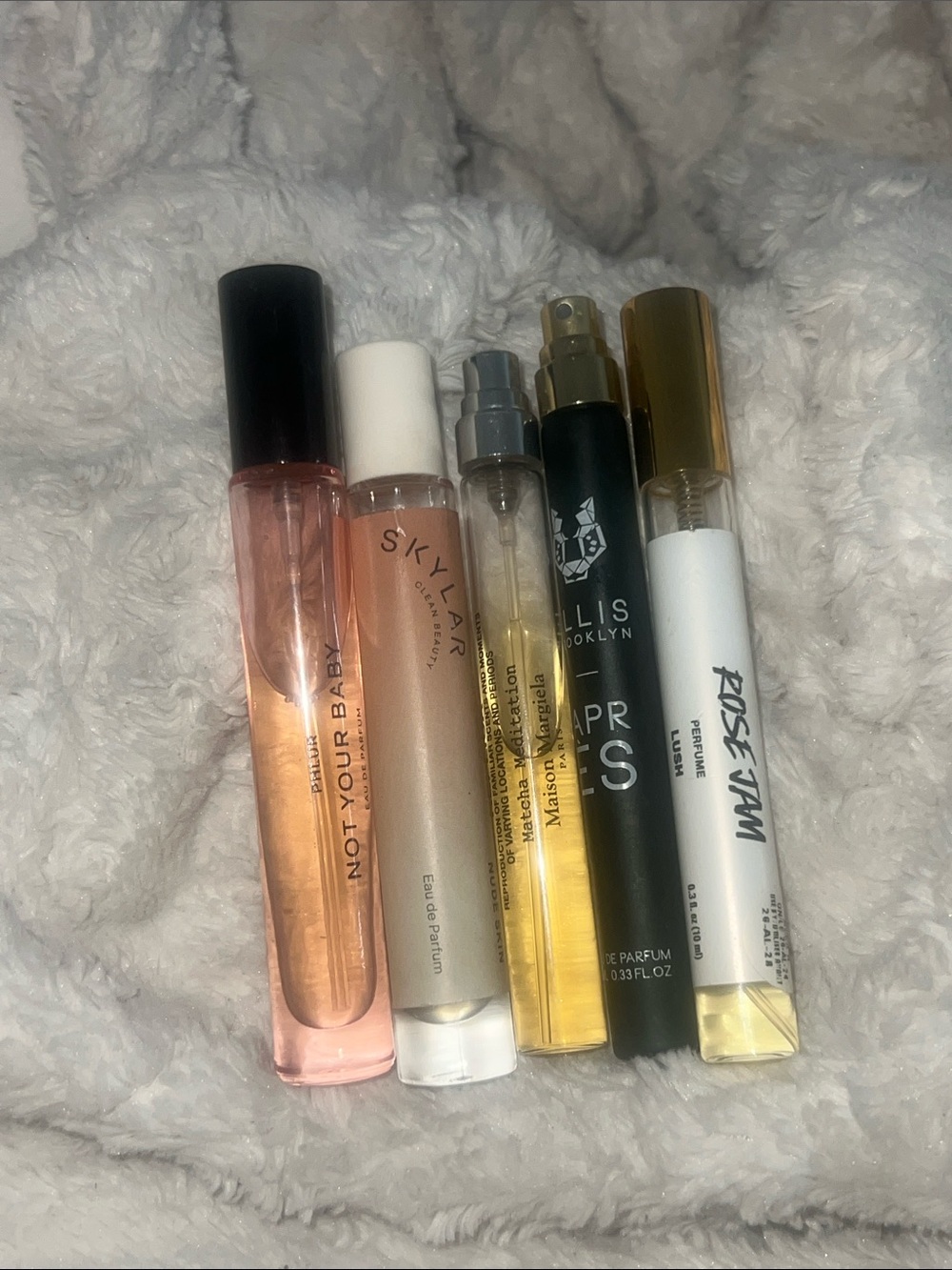 Assorted Women's Fragrance Roller Set Maison phlur not your baby Lush Rose jam